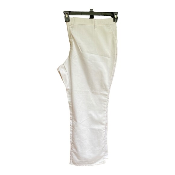 Dikies White Straight Leg Pants Painters Plus Size 24 Regular/Inseam 33 - Picture 3 of 7